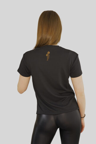 T-shirt damski TECH DRY 08 z wydłużonym tyłem szybkoschnący